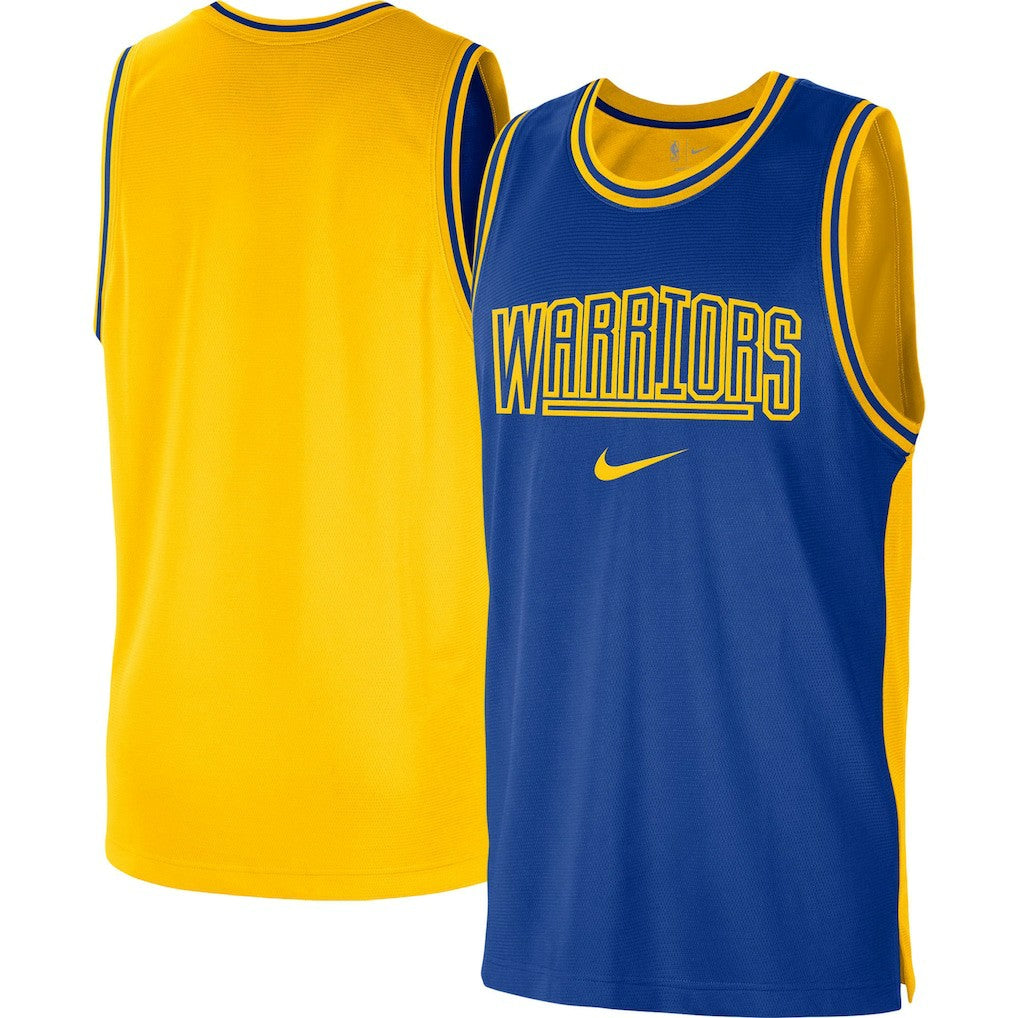 NBA Golden State Warriors Courtside Versus Force Split DNA Performance Mesh Tank Top sale