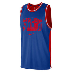NBA Philadelphia 76ers Courtside Versus Force Split DNA Performance Mesh Tank Top sale