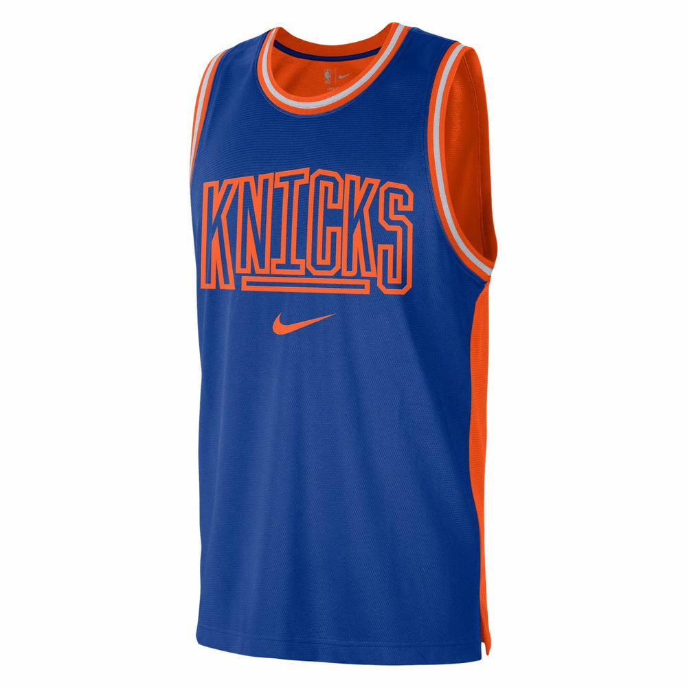 NBA New York Knicks Courtside Versus Force Split DNA Performance Mesh Tank Top