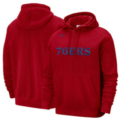 NBA Philadelphia 76ers Courtside Versus Stitch Split Pullover Hoodie