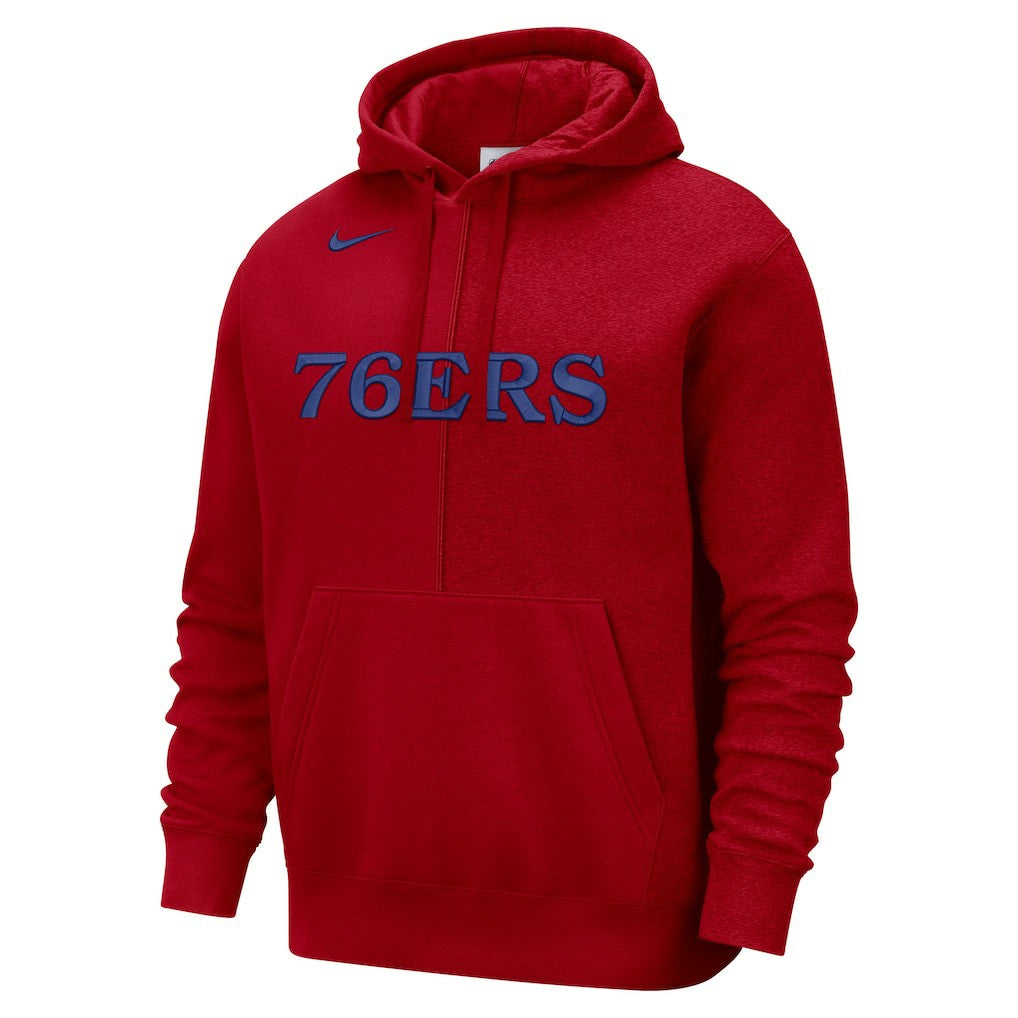 NBA Philadelphia 76ers Courtside Versus Stitch Split Pullover Hoodie
