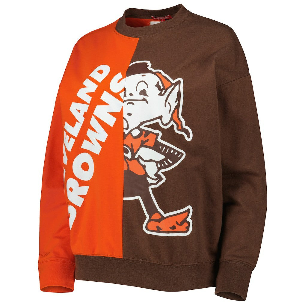 Women's Big Face Pullover Sweatshirt - Cleveland Browns