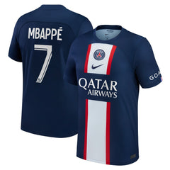 Kylian Mbappé Paris Saint-Germain 2022/23 Home Replica Player Jersey - Nike Blue