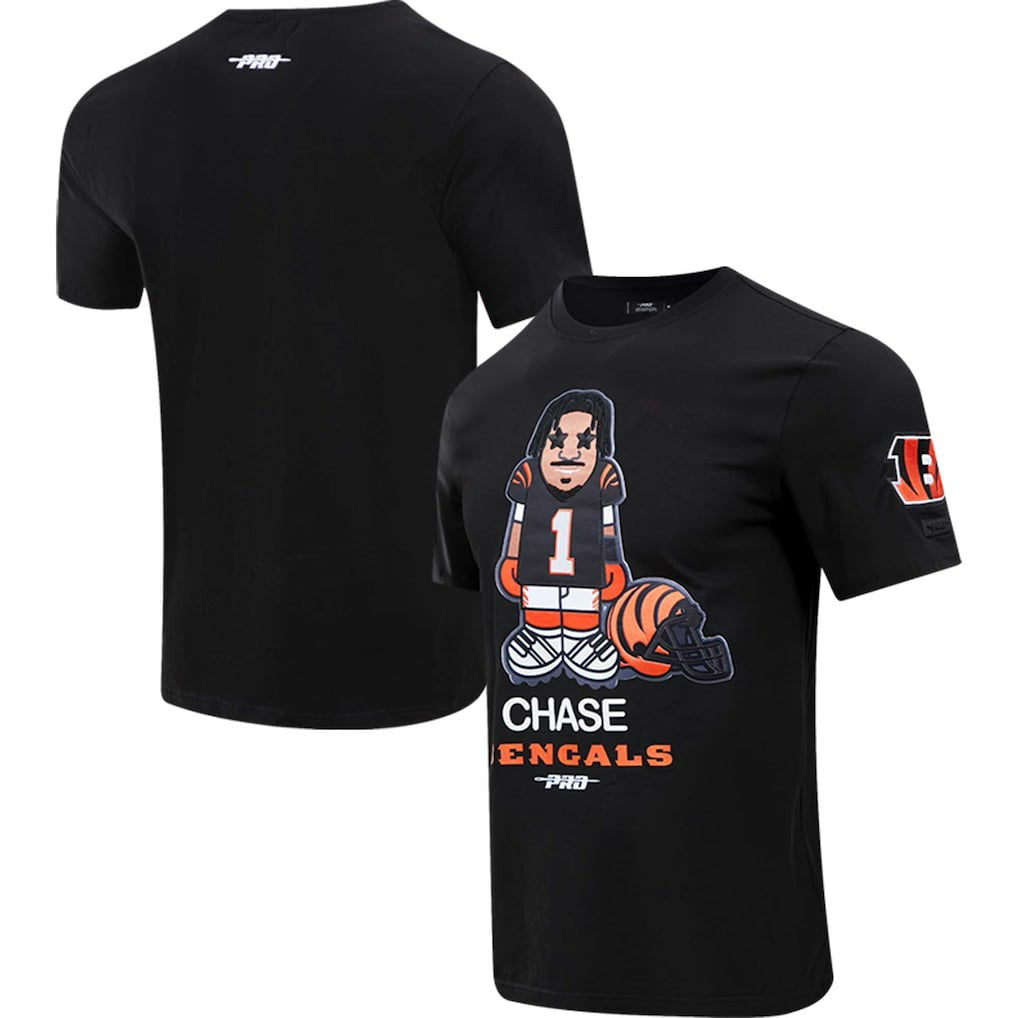 Ja'Marr Chase  Pro Standard Player Avatar Graphic T-Shirt - Cincinnati Bengals