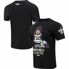 Tyrann Mathieu  Pro Standard Player Avatar Graphic T-Shirt - New Orleans Saints