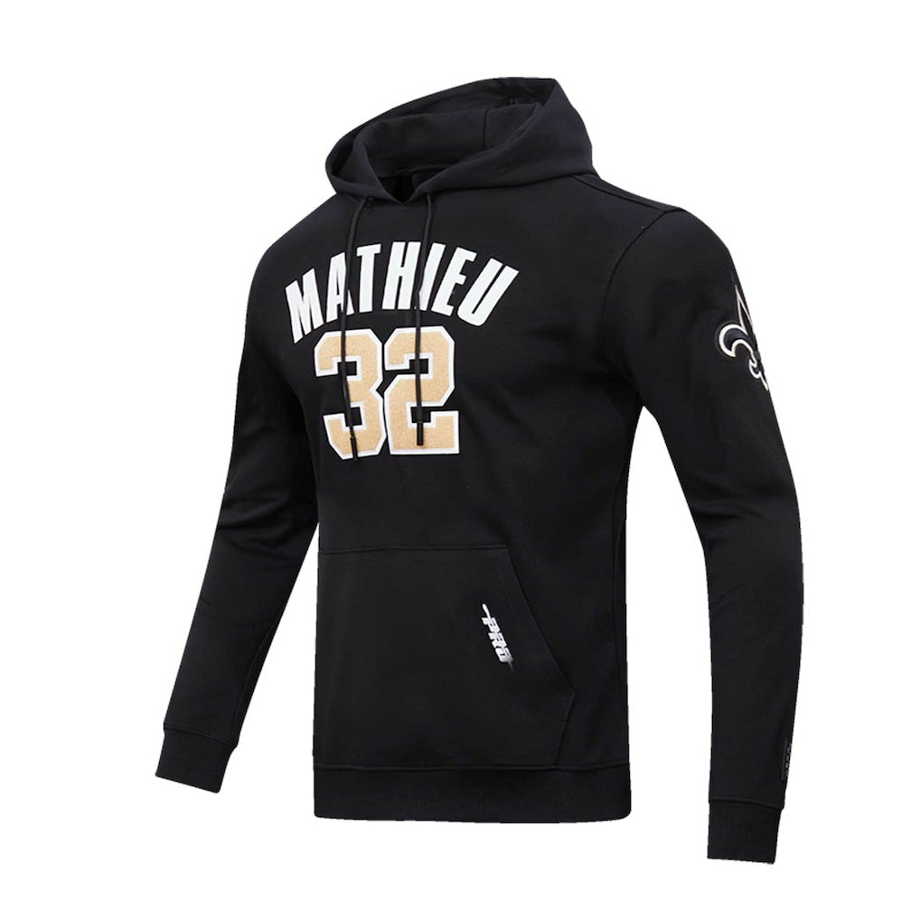 Tyrann Mathieu  Pro Standard Player Name & Number Pullover Hoodie - New Orleans Saints