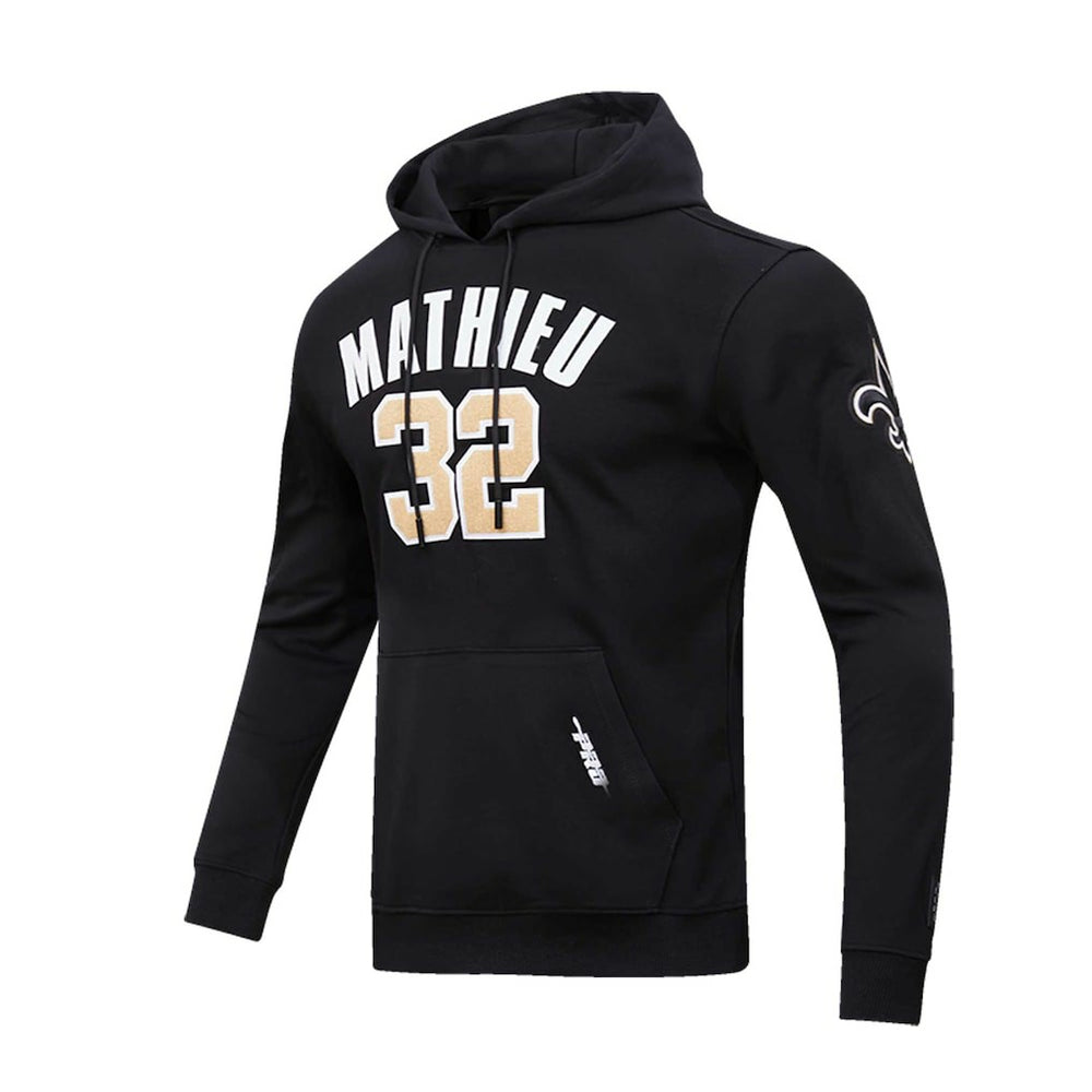 Tyrann Mathieu  Pro Standard Player Name & Number Pullover Hoodie - New Orleans Saints