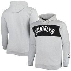NBA Brooklyn Nets Big & Tall Wordmark Pullover Hoodie
