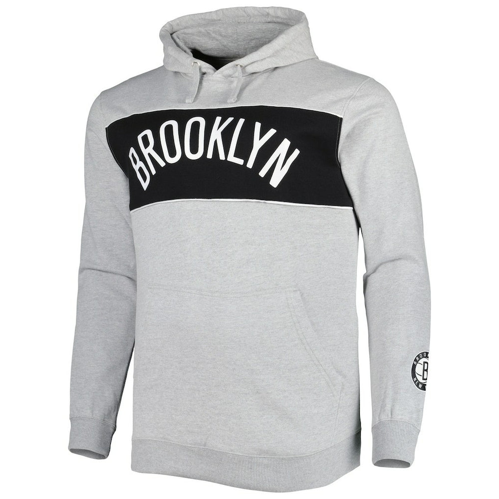 NBA Brooklyn Nets Big & Tall Wordmark Pullover Hoodie