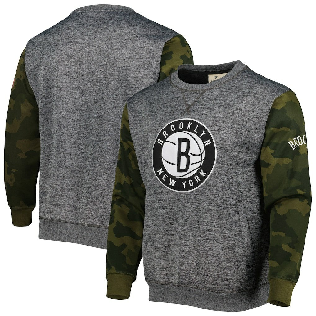 NBA Brooklyn Nets Camo Stitched Sweatshirt