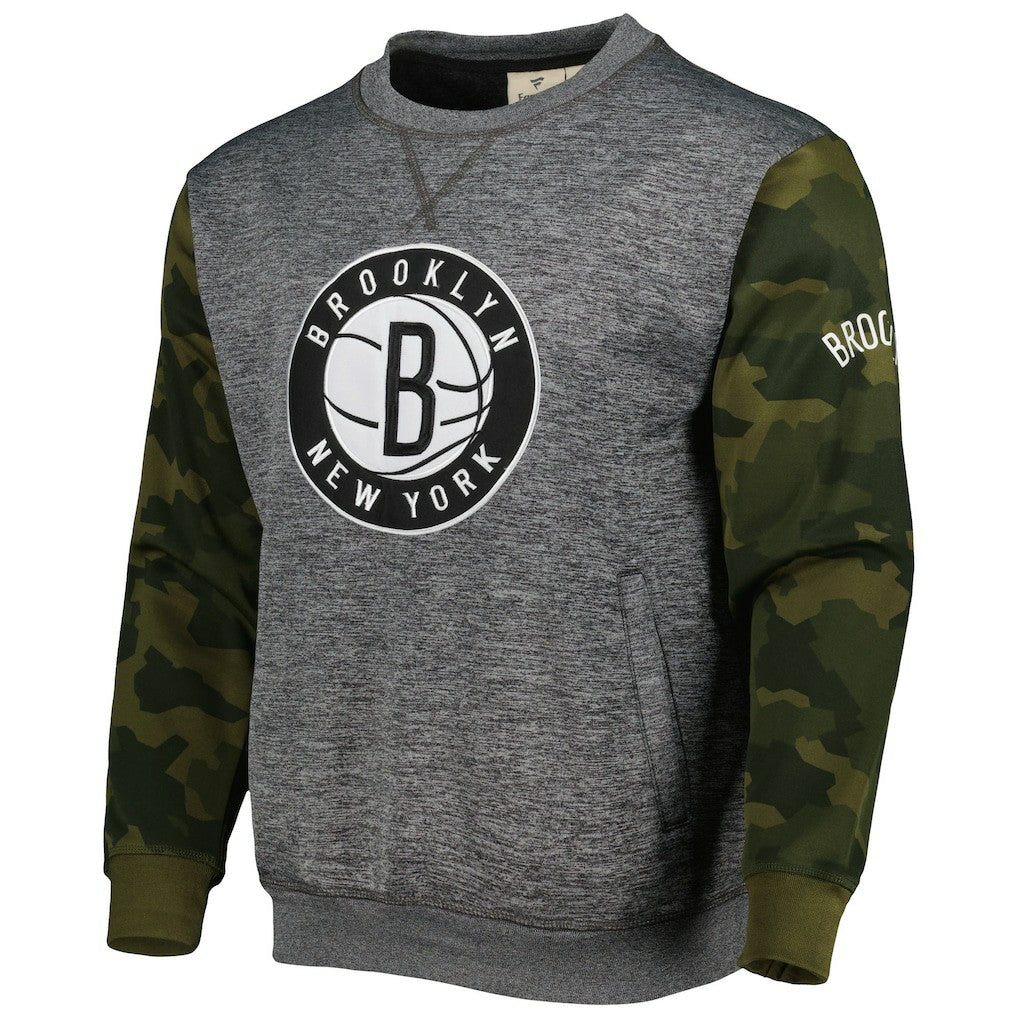 NBA Brooklyn Nets Camo Stitched Sweatshirt