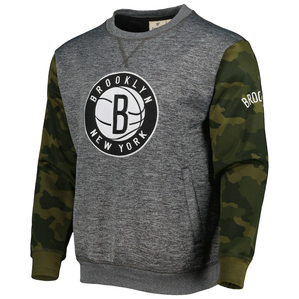 NBA Brooklyn Nets Camo Stitched Sweatshirt