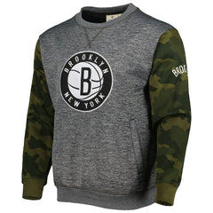 NBA Brooklyn Nets Camo Stitched Sweatshirt