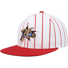NBA Philadelphia 76ers Hardwood Classics Pinstripe Snapback Hat