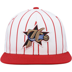 NBA Philadelphia 76ers Hardwood Classics Pinstripe Snapback Hat