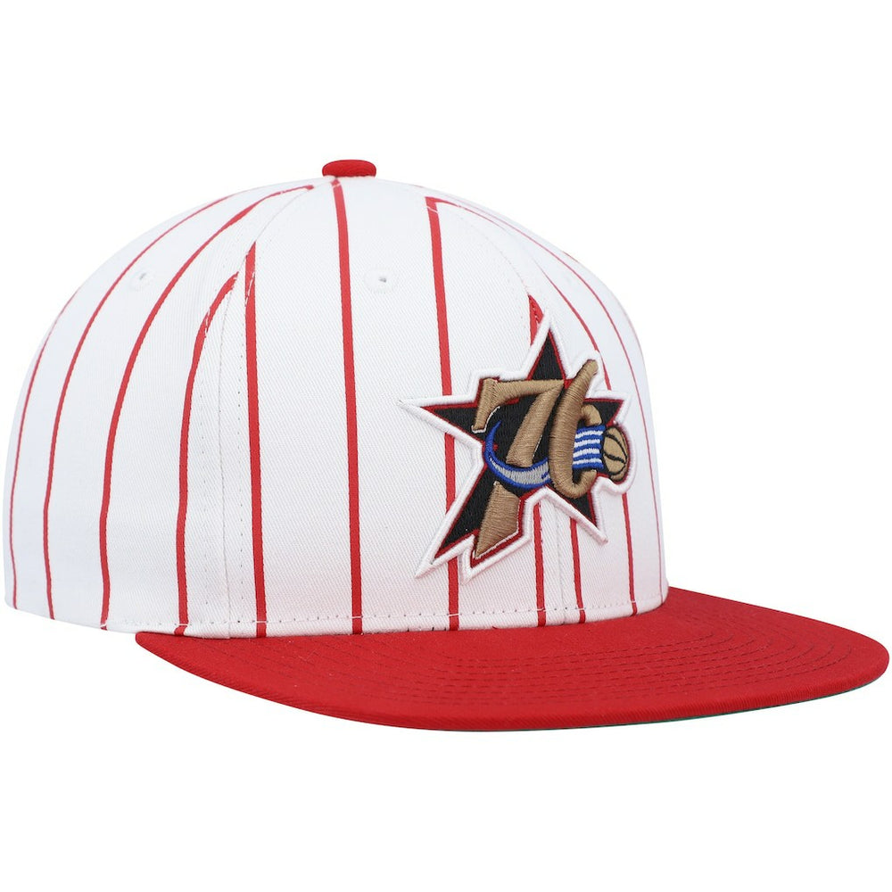 NBA Philadelphia 76ers Hardwood Classics Pinstripe Snapback Hat