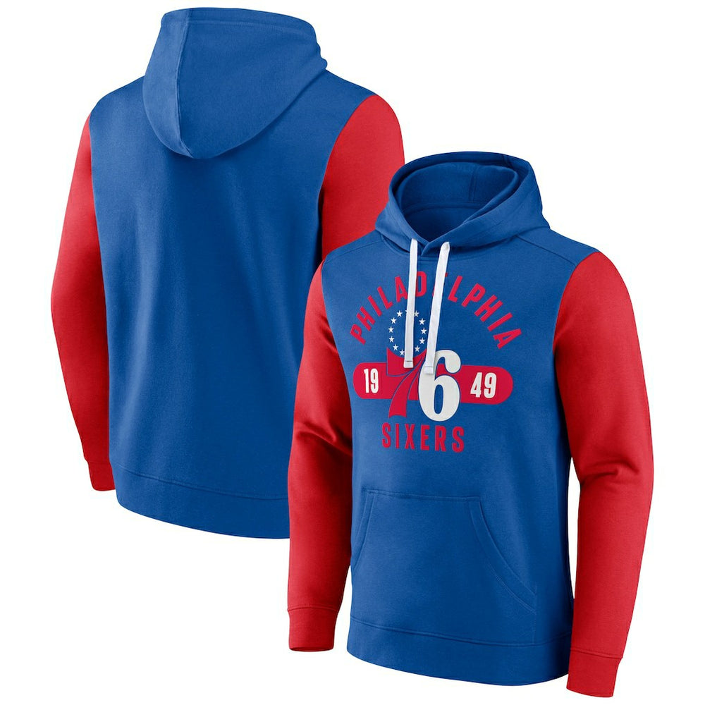 NBA Philadelphia 76ers Big & Tall Bold Attack Pullover Hoodie
