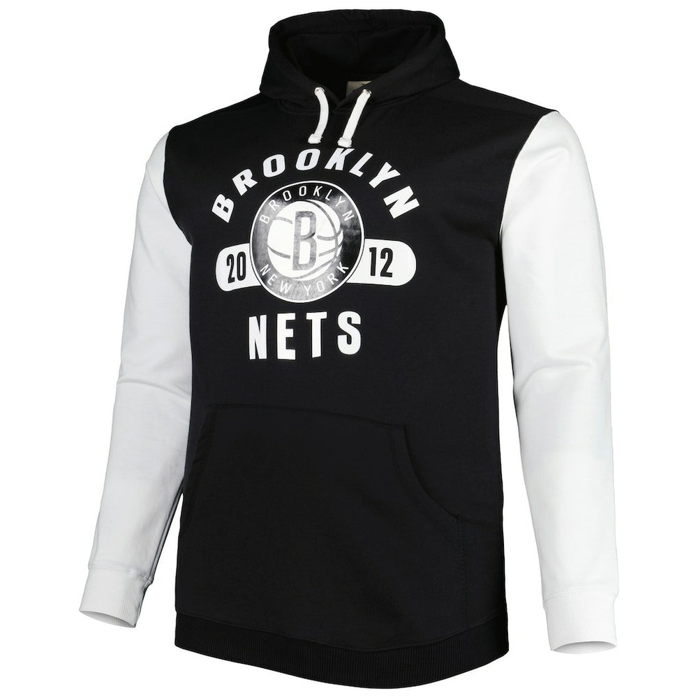 NBA Brooklyn Nets Big & Tall Bold Attack Pullover Hoodie