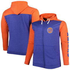 NBA New York Knicks Big & Tall Down and Distance Full-Zip Hoodie