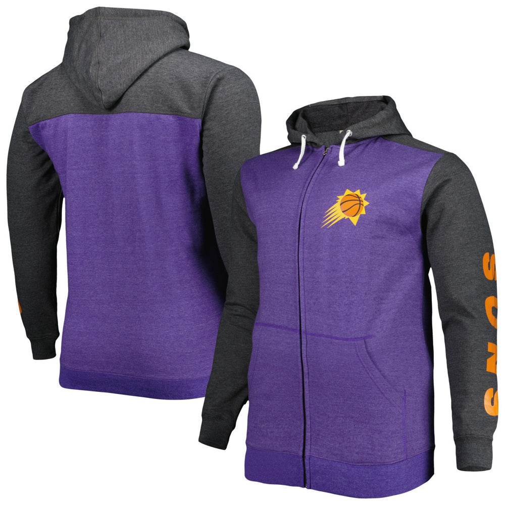 NBA Phoenix Suns Big & Tall Down and Distance Full-Zip Hoodie
