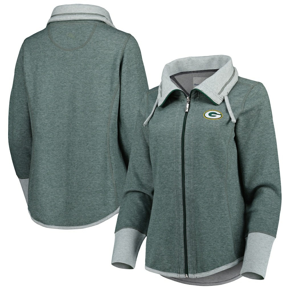 Women's Sport Sun Fade Full-Zip Sweatshirt - Green Bay Packers
