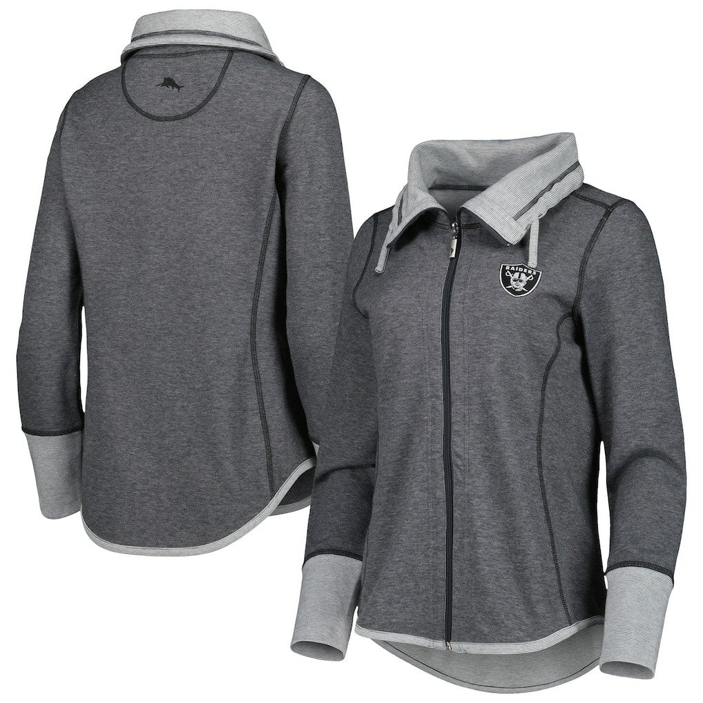 Women's Sport Sun Fade Full-Zip Sweatshirt - Las Vegas Raiders