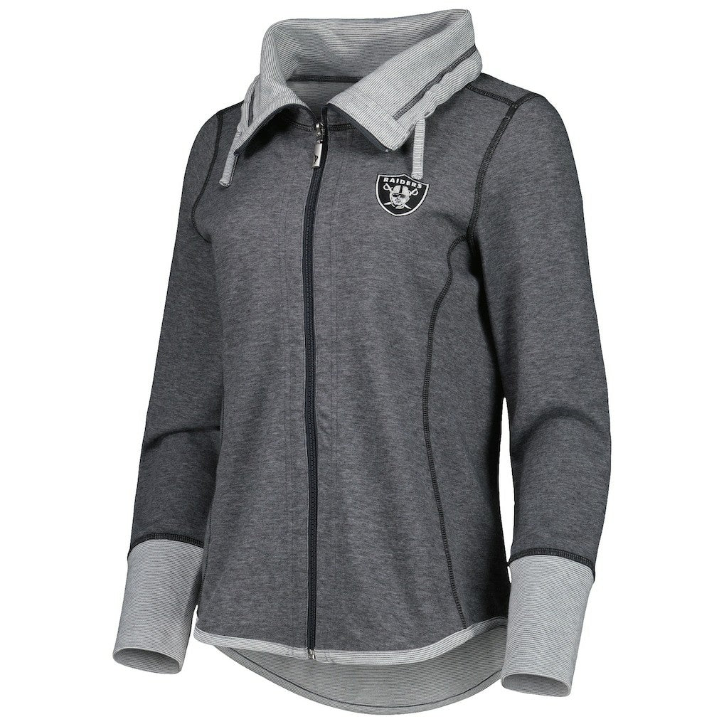 Women's Sport Sun Fade Full-Zip Sweatshirt - Las Vegas Raiders