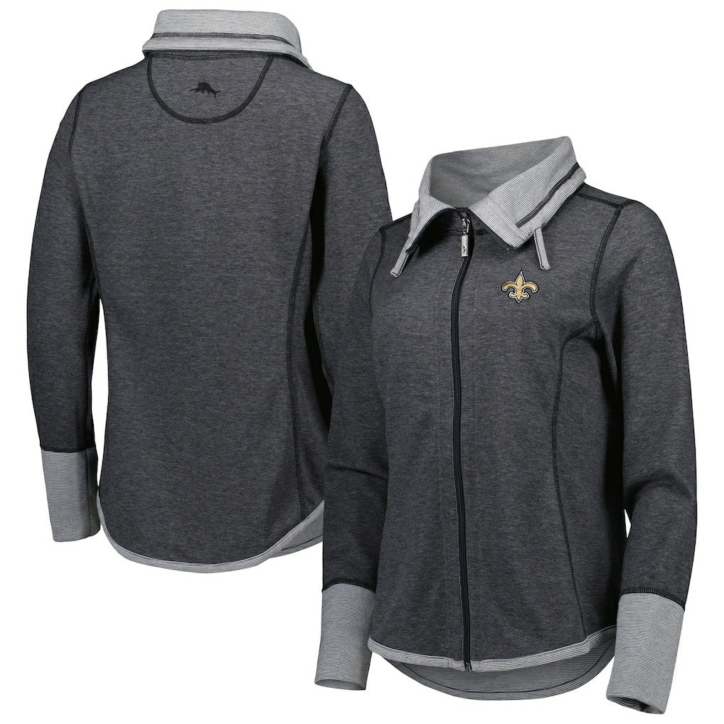 Women's Sport Sun Fade Full-Zip Sweatshirt - New Orleans Saints
