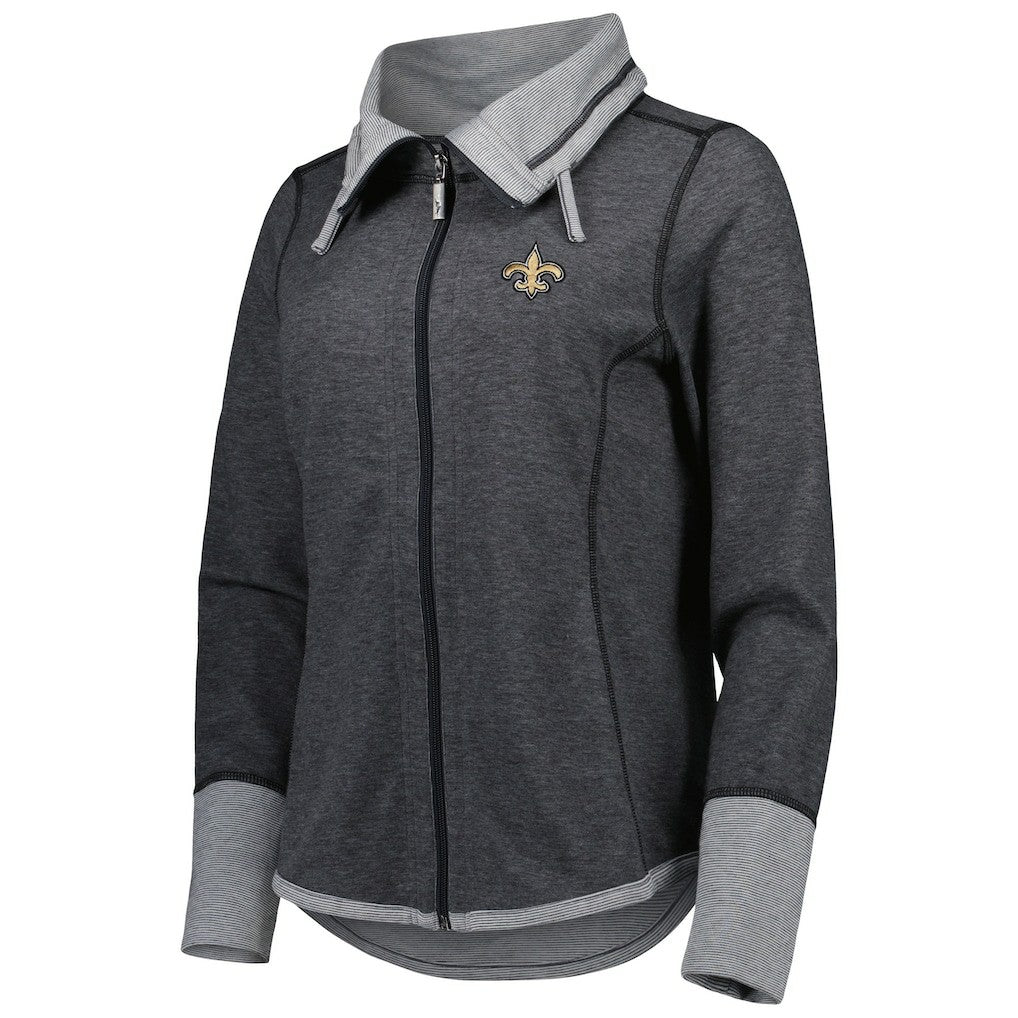 Women's Sport Sun Fade Full-Zip Sweatshirt - New Orleans Saints