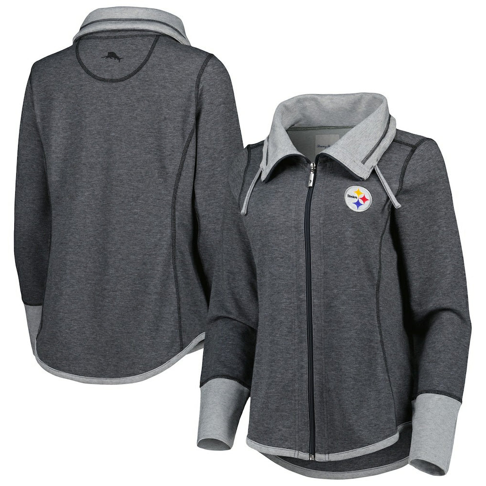 Women's Sport Sun Fade Full-Zip Sweatshirt - Pittsburgh Steelers