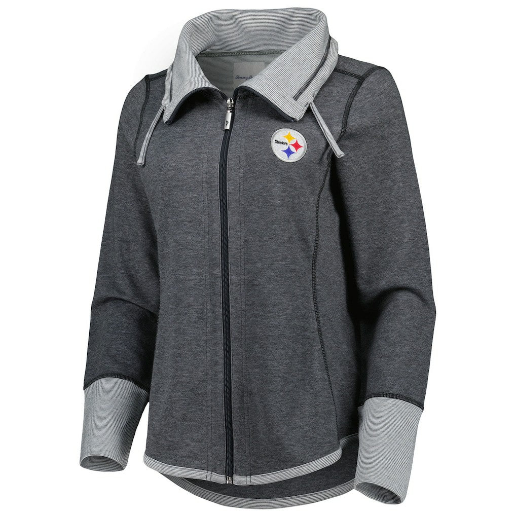 Women's Sport Sun Fade Full-Zip Sweatshirt - Pittsburgh Steelers