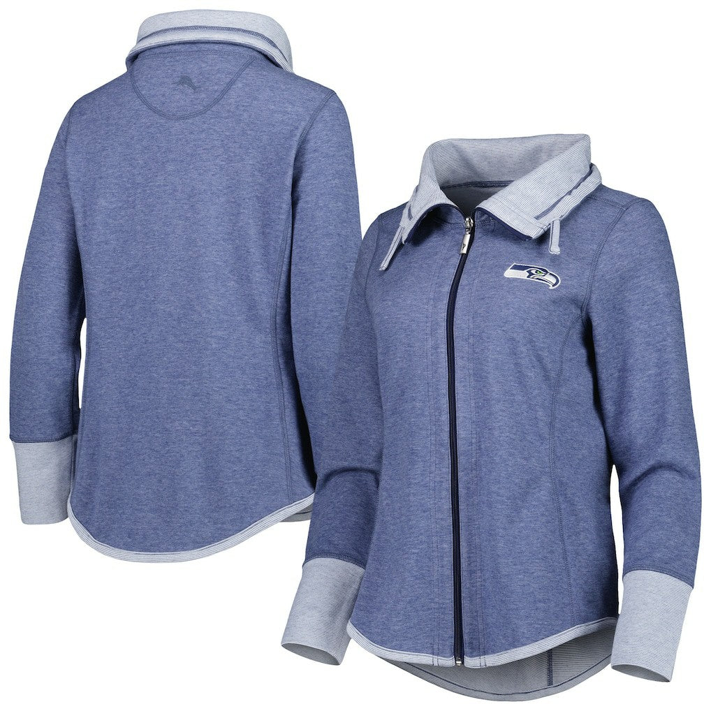 Women's Sport Sun Fade Full-Zip Sweatshirt - Seattle Seahawks