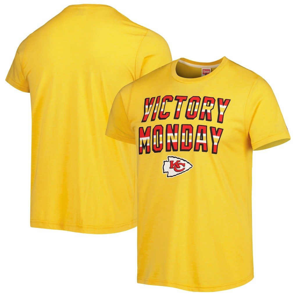 Homage Victory Monday Tri-Blend T-Shirt - Kansas City Chiefs