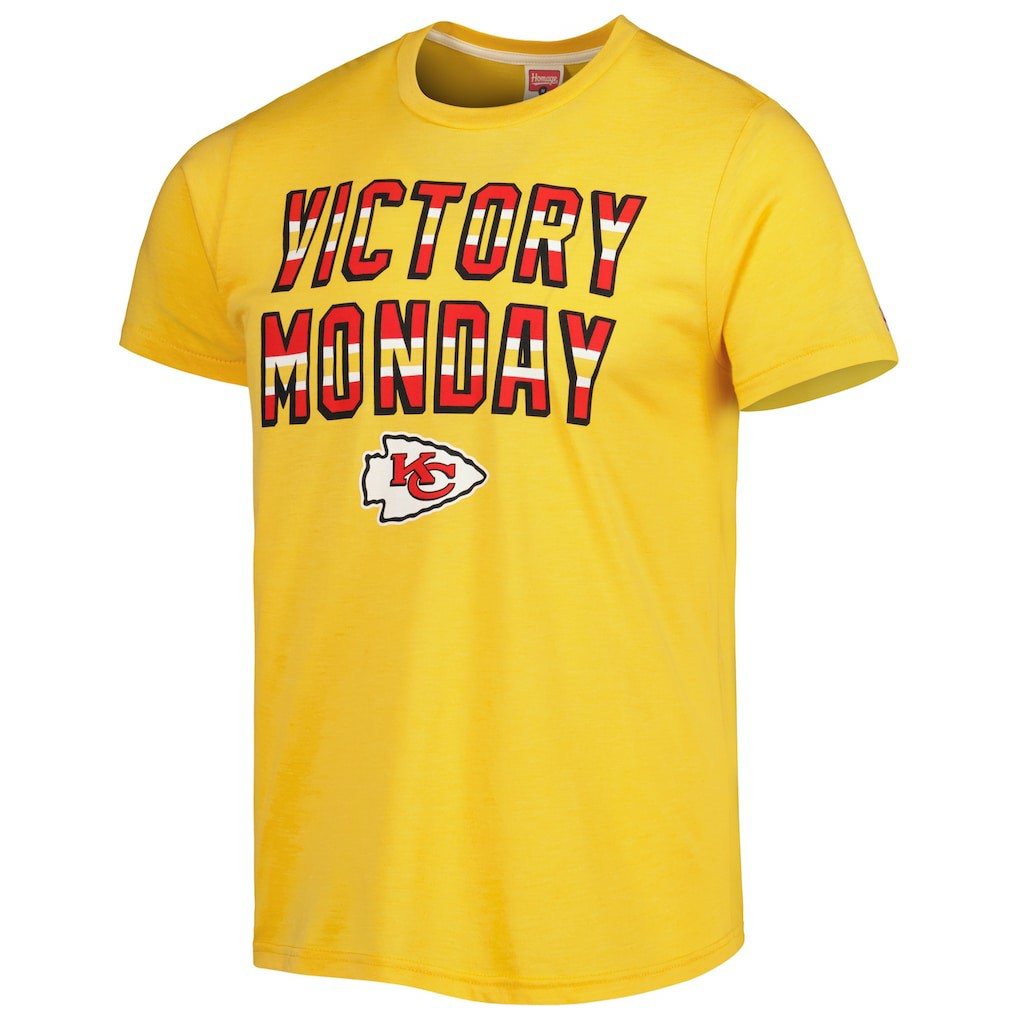 Homage Victory Monday Tri-Blend T-Shirt - Kansas City Chiefs