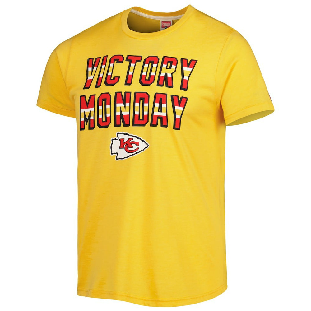 Homage Victory Monday Tri-Blend T-Shirt - Kansas City Chiefs