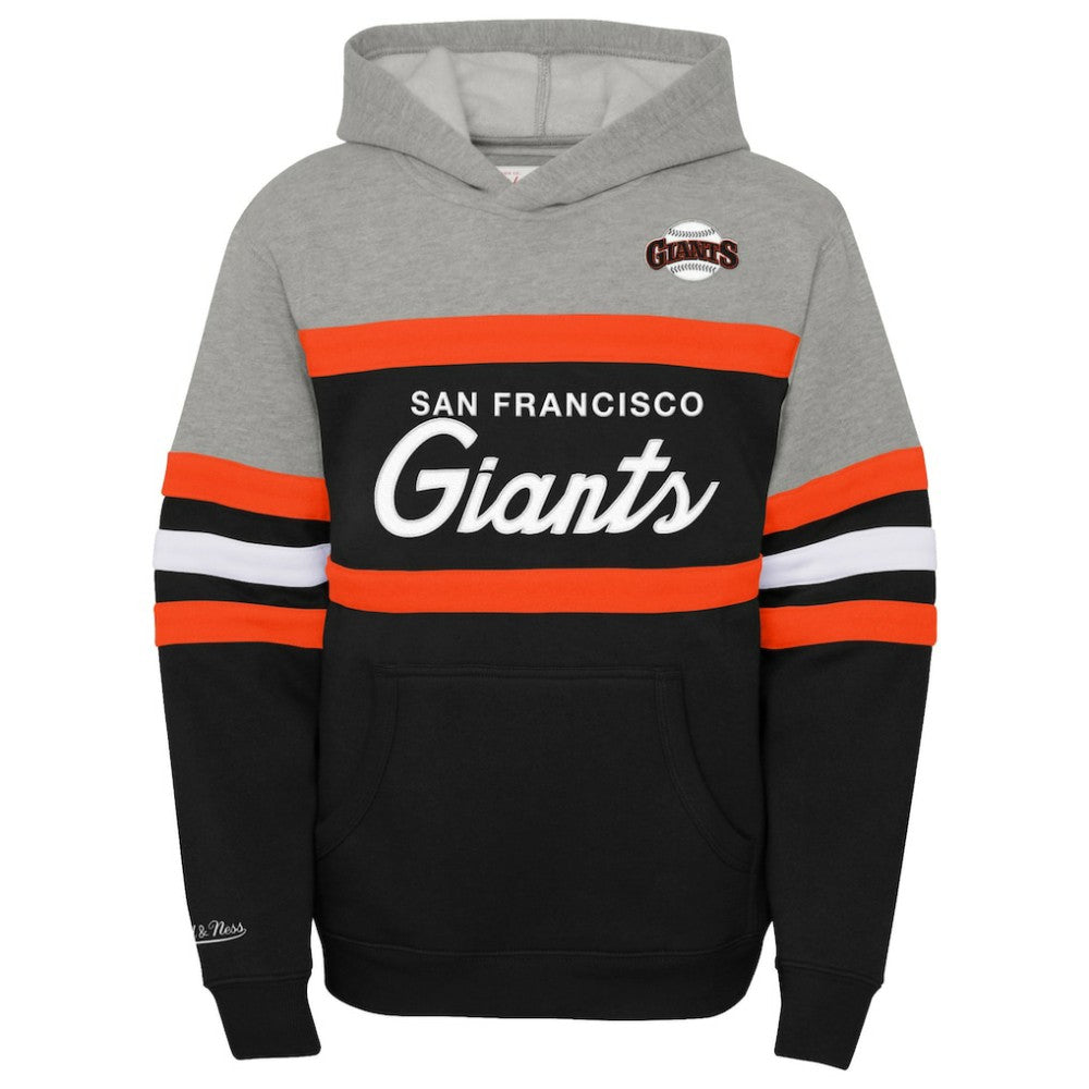 MLB San Francisco Giants Mitchell & Ness Youth Cooperstown Collection Head Coach Pullover Hoodie