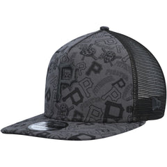 MLB Pittsburgh Pirates New Era Repeat A-Frame 9FIFTY Trucker Snapback Hat
