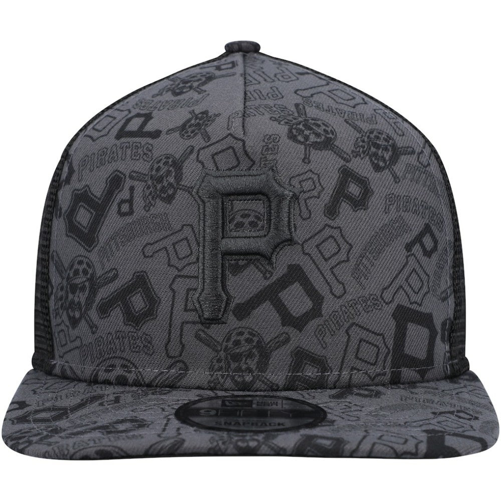 MLB Pittsburgh Pirates New Era Repeat A-Frame 9FIFTY Trucker Snapback Hat
