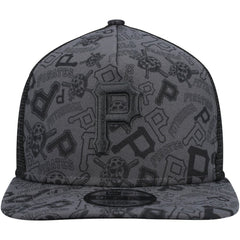 MLB Pittsburgh Pirates New Era Repeat A-Frame 9FIFTY Trucker Snapback Hat