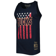 NBA Milwaukee Bucks Hardwood Classics Americana Stars and Stripes Tank Top