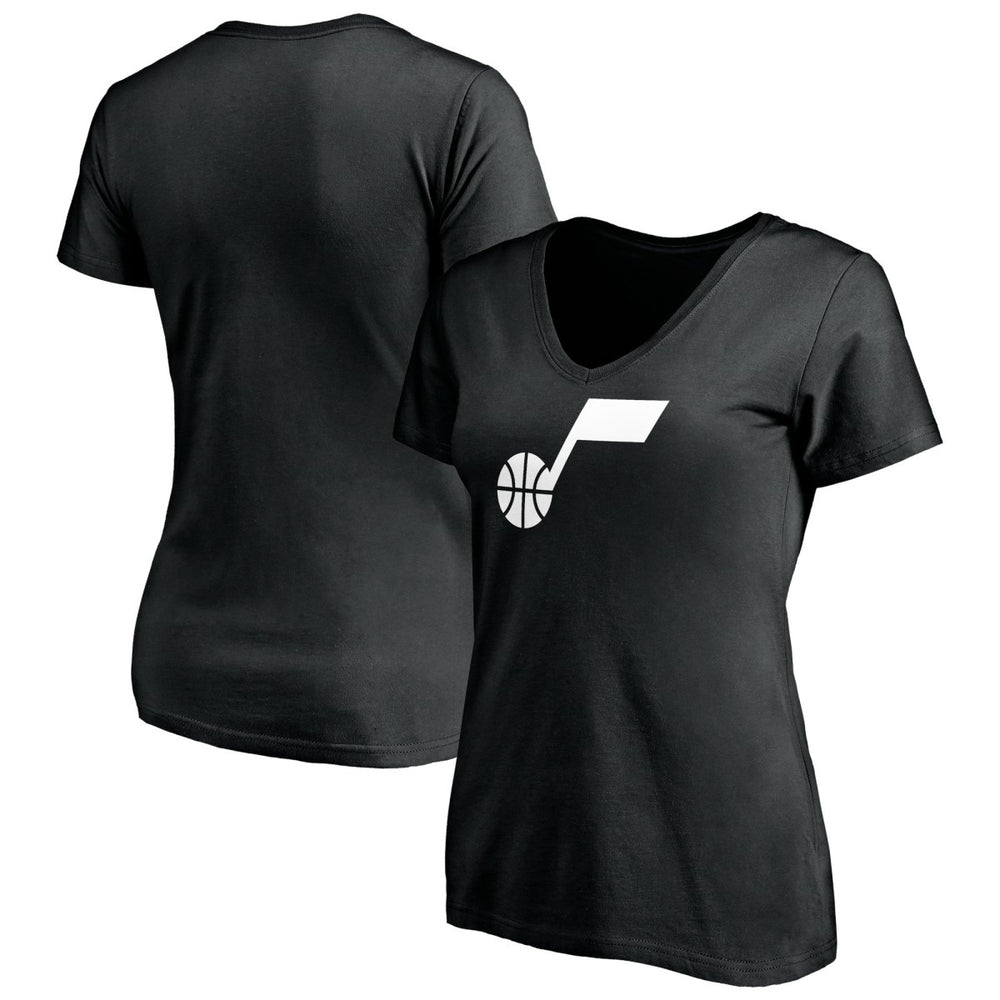 NBA Utah Jazz Women's Primary Team Logo V-Neck T-Shirt
