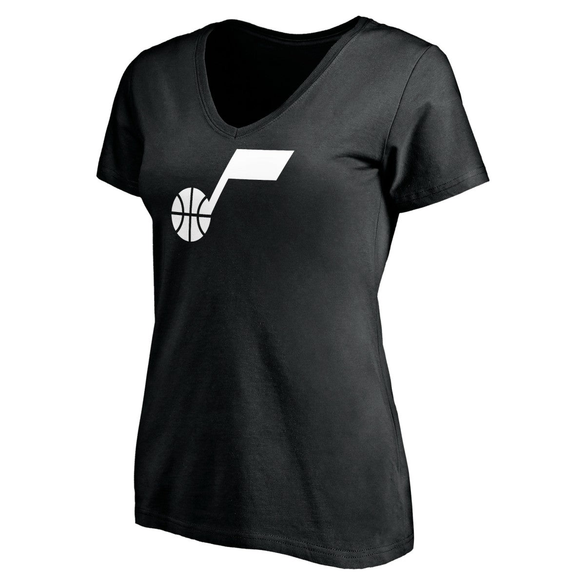 NBA Utah Jazz Women's Primary Team Logo V-Neck T-Shirt