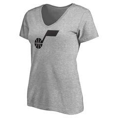 NBA Utah Jazz Women's Primary Team Logo V-Neck T-Shirt