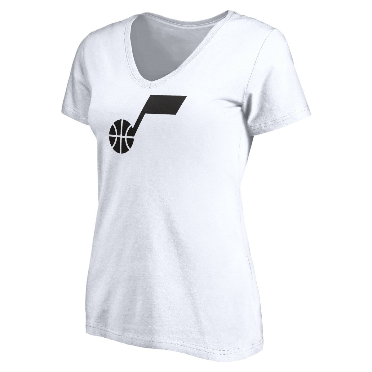 NBA Utah Jazz Women's Primary Team Logo V-Neck T-Shirt