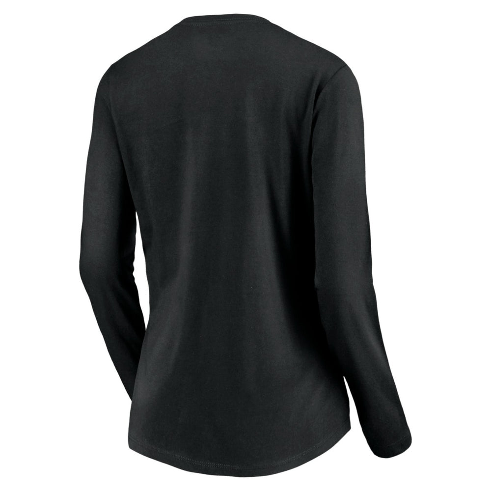 NBA Utah Jazz Women's Primary Logo Team Long Sleeve V-Neck T-Shirt