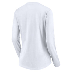 NBA Utah Jazz Women's Primary Logo Team Long Sleeve V-Neck T-Shirt