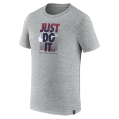 Paris Saint-Germain Just Do It T-Shirt - Nike Gray