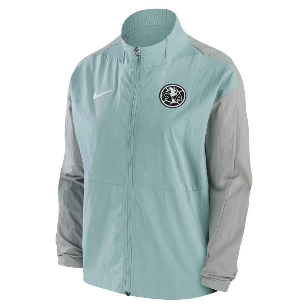 Club America Women's Team Anthem Raglan Performance Full-Zip Jacket - Nike Gray