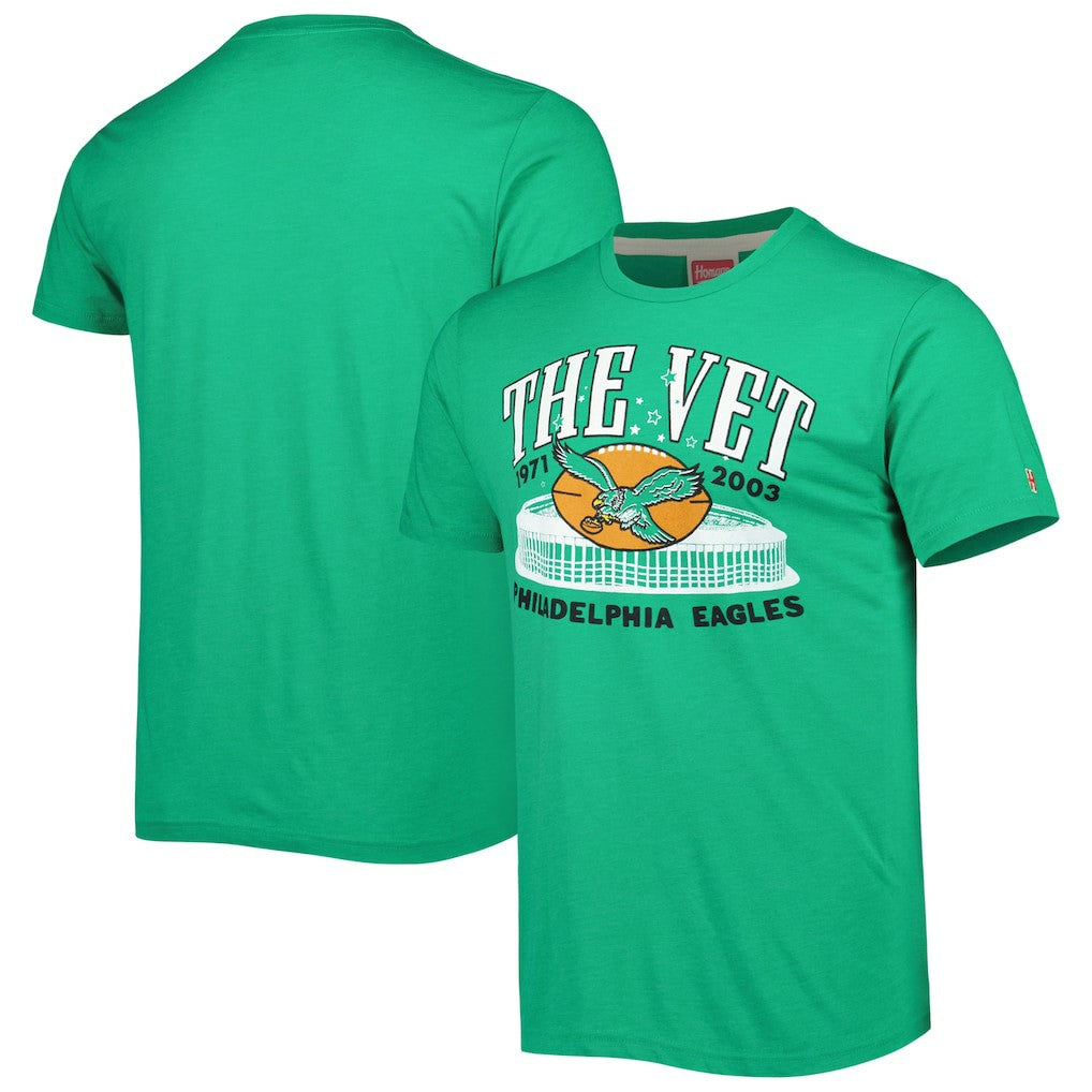 Homage Stadium Tri-Blend T-Shirt - Philadelphia Eagles