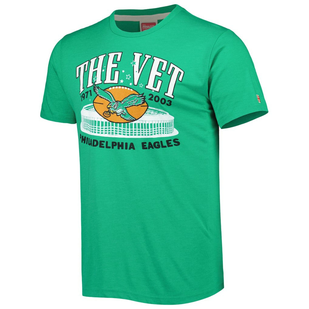 Homage Stadium Tri-Blend T-Shirt - Philadelphia Eagles